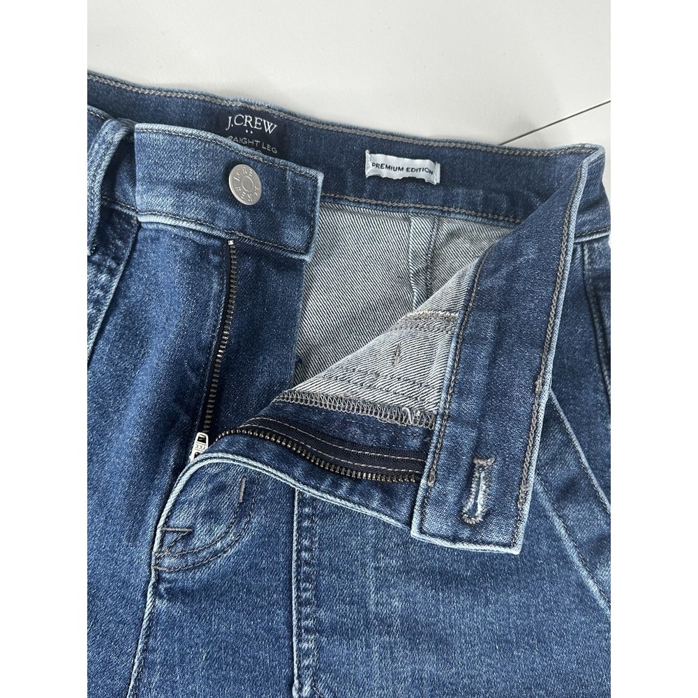 J. CREW Essential Straight Jeans In All-day Stretch Women's Size 25 - Picture 14 of 16
